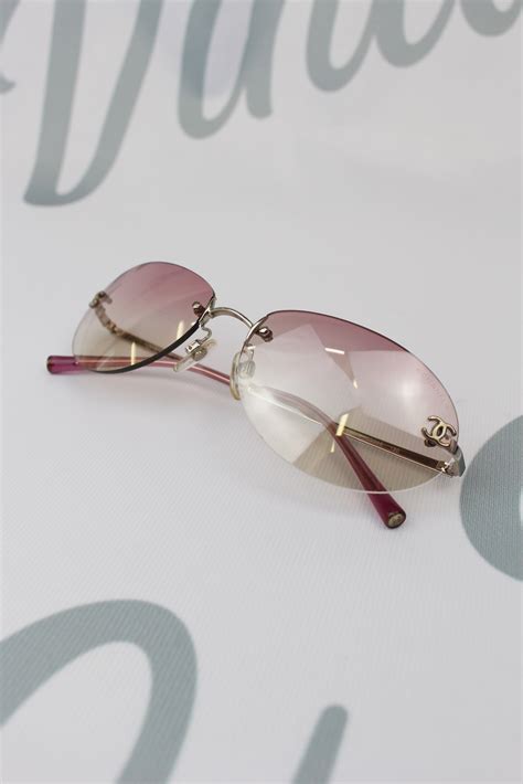 vintage chanel pink sunglasses|discontinued chanel sunglasses.